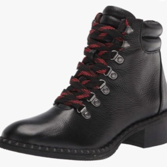 GENTLE SOULS Women's Black Leather BROOKLYN Ankle Boots 8.5 NEW - Picture 1 of 7